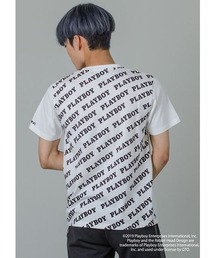 【PLAYBOY×REGIEVO】バックロゴプリントTシャツ REGIEVO別注
