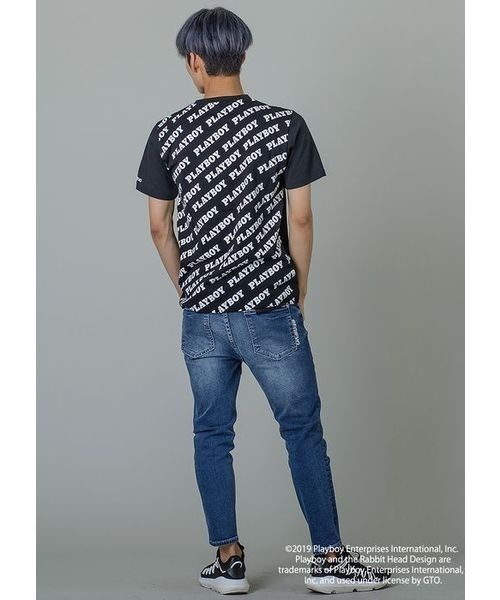 REGIEVO(レジエボ)の「【PLAYBOY×REGIEVO】バックロゴプリントTシャツ REGIEVO別注(Tシャツ/カットソー・メンズ・オフホワイト/ブラック・S/M/L/XL)」の13枚目の写真
