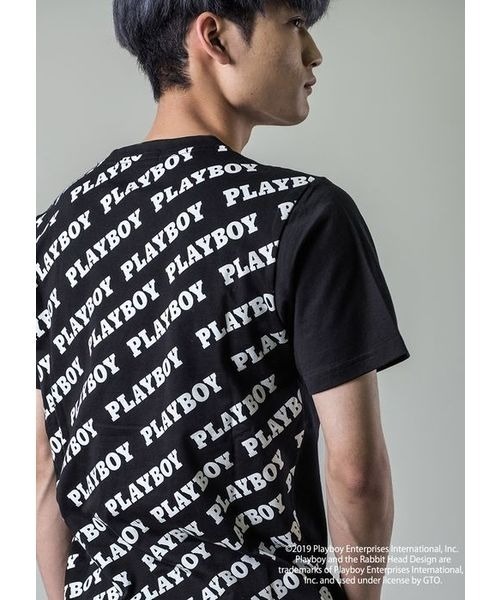 REGIEVO(レジエボ)の「【PLAYBOY×REGIEVO】バックロゴプリントTシャツ REGIEVO別注(Tシャツ/カットソー・メンズ・オフホワイト/ブラック・S/M/L/XL)」の16枚目の写真