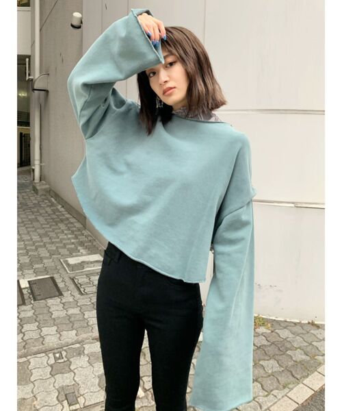 EMODA（エモダ）の「レイヤードショートトップ（Tシャツ/カットソー