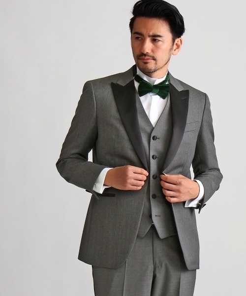 TAKEO KIKUCHI（タケオキクチ）の「タキシードクロスジャケット（その他アウター・メンズ・グレー/ブラック/グレー系その他・03/01/02/04）」の3枚目の写真