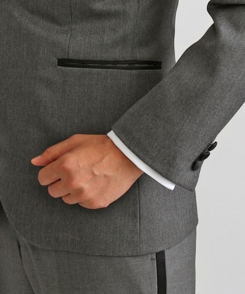 TAKEO KIKUCHI（タケオキクチ）の「タキシードクロスジャケット（その他アウター・メンズ・グレー/ブラック/グレー系その他・03/01/02/04）」の10枚目の写真