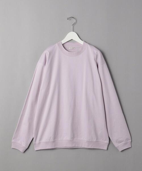 BEAUTY&YOUTH UNITED ARROWS(ビューティーアンドユースユナイテッドアローズ)の「BY ハイゲージ コットン スウェット カットソー(Tシャツ/カットソー・メンズ・オリーブ/ライム/イエロー/ネイビー/ライラック/ホワイト/ライトグレー/コバルトブルー・X-LARGE/LARGE/SMALL/MEDIUM)」の7枚目の写真