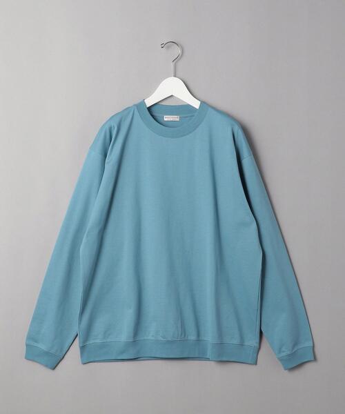 BEAUTY&YOUTH UNITED ARROWS(ビューティーアンドユースユナイテッドアローズ)の「BY ハイゲージ コットン スウェット カットソー(Tシャツ/カットソー・メンズ・オリーブ/ライム/イエロー/ネイビー/ライラック/ホワイト/ライトグレー/コバルトブルー・X-LARGE/LARGE/SMALL/MEDIUM)」の6枚目の写真