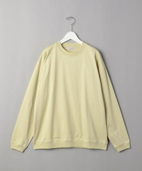 BEAUTY&YOUTH UNITED ARROWS(ビューティーアンドユースユナイテッドアローズ)の「BY ハイゲージ コットン スウェット カットソー(Tシャツ/カットソー・メンズ・オリーブ/ライム/イエロー/ネイビー/ライラック/ホワイト/ライトグレー/コバルトブルー・X-LARGE/LARGE/SMALL/MEDIUM)」の8枚目の写真