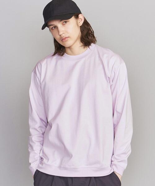 BEAUTY&YOUTH UNITED ARROWS(ビューティーアンドユースユナイテッドアローズ)の「BY ハイゲージ コットン スウェット カットソー(Tシャツ/カットソー・メンズ・オリーブ/ライム/イエロー/ネイビー/ライラック/ホワイト/ライトグレー/コバルトブルー・X-LARGE/LARGE/SMALL/MEDIUM)」の17枚目の写真