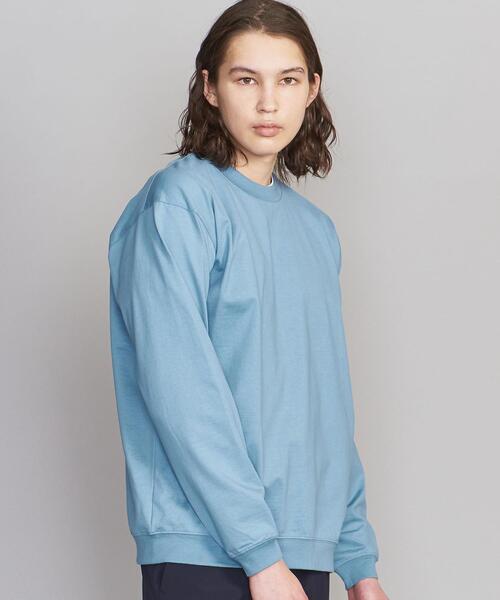 BEAUTY&YOUTH UNITED ARROWS(ビューティーアンドユースユナイテッドアローズ)の「BY ハイゲージ コットン スウェット カットソー(Tシャツ/カットソー・メンズ・オリーブ/ライム/イエロー/ネイビー/ライラック/ホワイト/ライトグレー/コバルトブルー・X-LARGE/LARGE/SMALL/MEDIUM)」の20枚目の写真