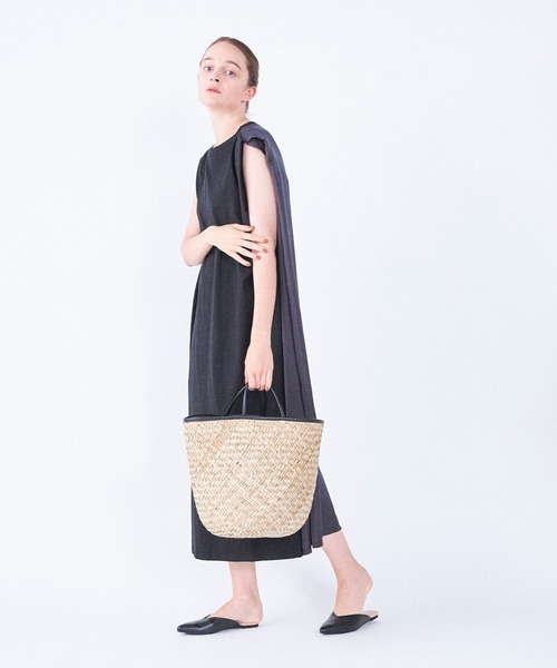 Laugoa（ラウゴア）の「ALMELO かごバッグ（かごバッグ・レディース・ホワイト/ブラック・9）」の3枚目の写真