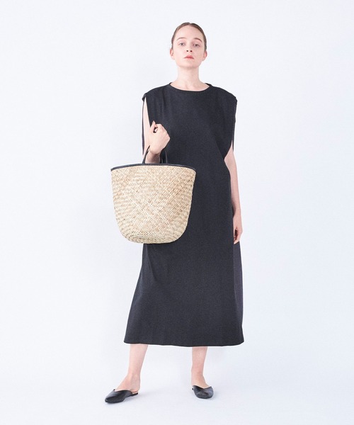 Laugoa（ラウゴア）の「ALMELO かごバッグ（かごバッグ・レディース・ホワイト/ブラック・9）」の6枚目の写真