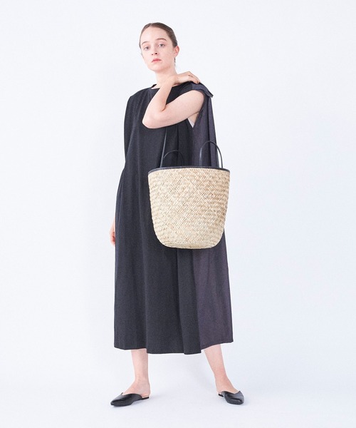 Laugoa（ラウゴア）の「ALMELO かごバッグ（かごバッグ・レディース・ホワイト/ブラック・9）」の21枚目の写真