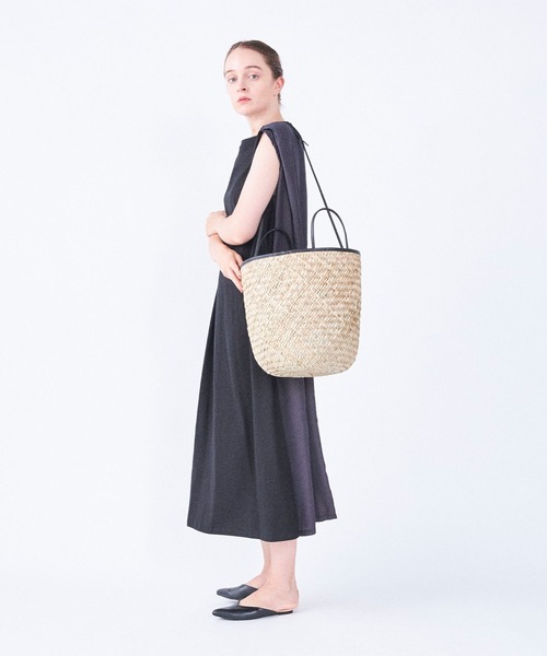 Laugoa（ラウゴア）の「ALMELO かごバッグ（かごバッグ・レディース・ホワイト/ブラック・9）」の14枚目の写真