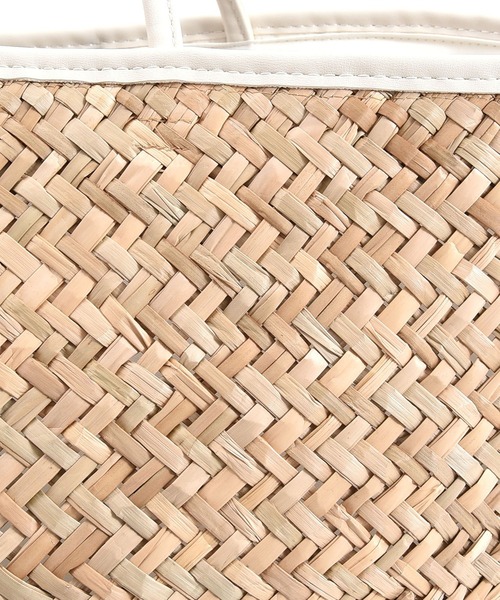 Laugoa（ラウゴア）の「ALMELO かごバッグ（かごバッグ・レディース・ホワイト/ブラック・9）」の12枚目の写真