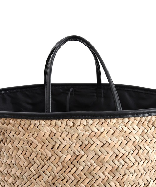 Laugoa（ラウゴア）の「ALMELO かごバッグ（かごバッグ・レディース・ホワイト/ブラック・9）」の18枚目の写真