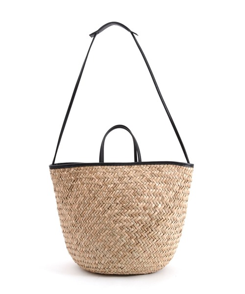 Laugoa（ラウゴア）の「ALMELO かごバッグ（かごバッグ・レディース・ホワイト/ブラック・9）」の22枚目の写真