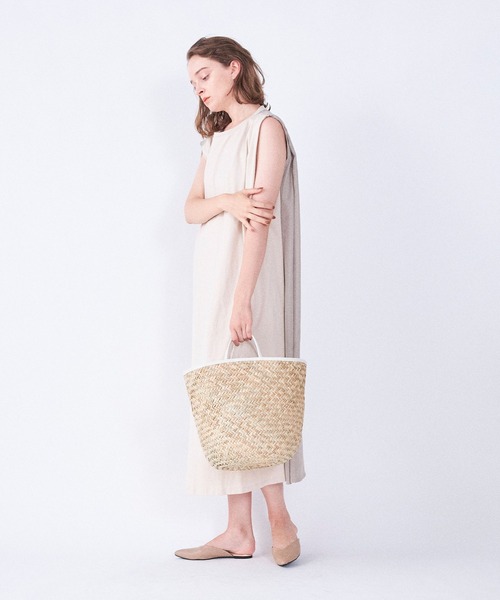 Laugoa（ラウゴア）の「ALMELO かごバッグ（かごバッグ・レディース・ホワイト/ブラック・9）」の13枚目の写真