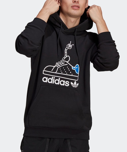 セール ワーム プリントパーカー アディダスオリジナルス パーカー Adidas アディダス のファッション通販 Zozotown