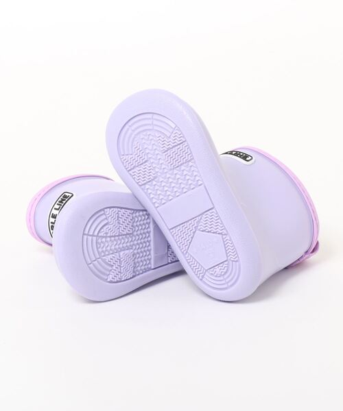 Marble Line（マーブルライン）の「無地レインシューズ（レインシューズ・キッズ・ピンク/グリーン/パープル/グレー・19/18/16/14/15 /20/17/21/13）」の6枚目の写真