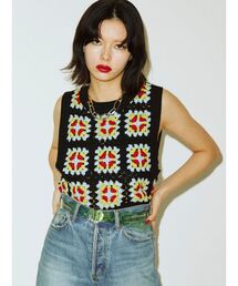 jouetie | カラークロシェベスト(ベスト)