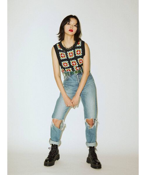 jouetie（ジュエティ）の「カラークロシェベスト（ベスト）」 - WEAR