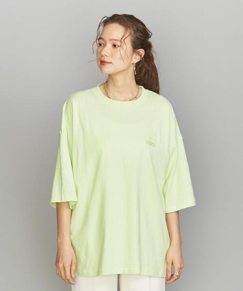 Russell Athletic（ラッセルアスレティック）の「【別注】＜RUSSELL ATHLETIC＞ビッグTシャツ（Tシャツ/カットソー・レディース・ライム/オレンジ系その他・FREE）」の9枚目の写真