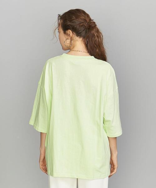 Russell Athletic（ラッセルアスレティック）の「【別注】＜RUSSELL ATHLETIC＞ビッグTシャツ（Tシャツ/カットソー・レディース・ライム/オレンジ系その他・FREE）」の5枚目の写真