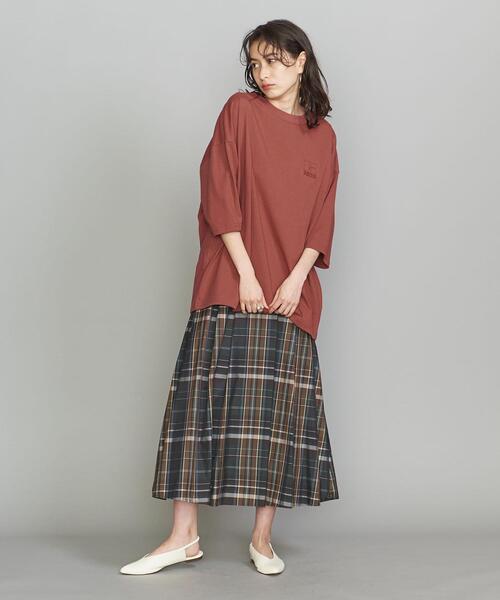 Russell Athletic（ラッセルアスレティック）の「【別注】＜RUSSELL ATHLETIC＞ビッグTシャツ（Tシャツ/カットソー・レディース・ライム/オレンジ系その他・FREE）」の10枚目の写真