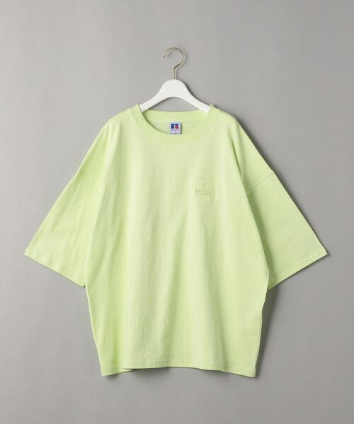 Russell Athletic（ラッセルアスレティック）の「【別注】＜RUSSELL ATHLETIC＞ビッグTシャツ（Tシャツ/カットソー・レディース・ライム/オレンジ系その他・FREE）」の17枚目の写真