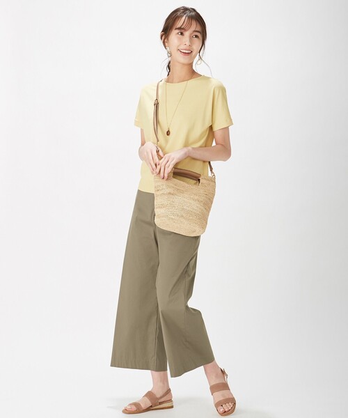 J.PRESS Ladies(J.プレス レディス)の「【洗える】レーヨンストレッチバックボタン ニット(ニット/セーター・レディース・ホワイト系1/ブラウン系/ブラウン系1/サックスブルー系/イエロー系/ピンク系・SMALL)」の13枚目の写真