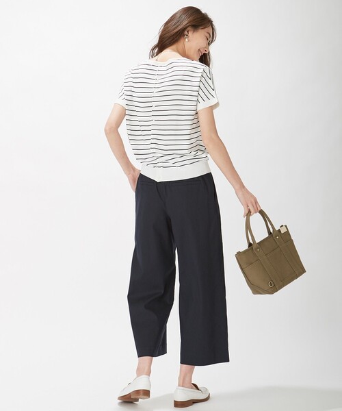 J.PRESS Ladies(J.プレス レディス)の「【洗える】レーヨンストレッチバックボタン ニット(ニット/セーター・レディース・ホワイト系1/ブラウン系/ブラウン系1/サックスブルー系/イエロー系/ピンク系・SMALL)」の17枚目の写真