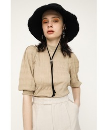 SLY | PUFF SLEEVE LACE TOPS/パフスリーブレーストップス(Tシャツ/カットソー)