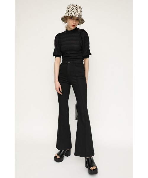 SLY（スライ）の「PUFF SLEEVE LACE TOPS/パフスリーブレーストップス（Tシャツ/カットソー・レディース・ベージュ/ブラック/グリーン/ライトパープル・FREE）」の10枚目の写真