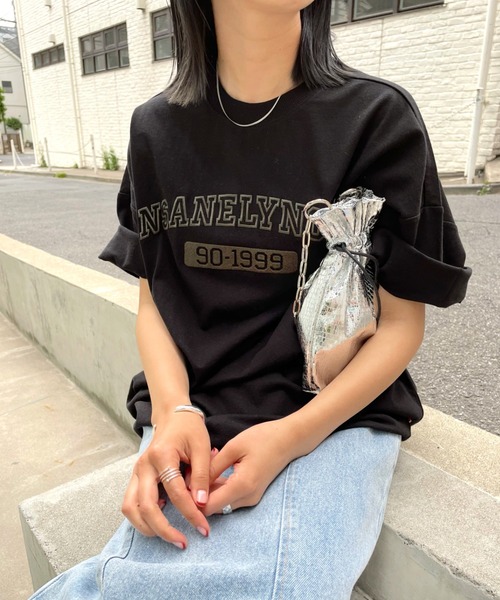 WHO'S WHO gallery（フーズフーギャラリー）の「【KOOKY'N/クーキー】ウォームアップカレッジTEE（Tシャツ/カットソー・メンズ・ホワイト/アッシュグレー/ブラック/ネイビー/ブルー/グリーン・FREE）」の3枚目の写真