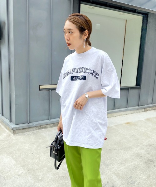 WHO'S WHO gallery（フーズフーギャラリー）の「【KOOKY'N/クーキー】ウォームアップカレッジTEE（Tシャツ/カットソー・メンズ・ホワイト/アッシュグレー/ブラック/ネイビー/ブルー/グリーン・FREE）」の7枚目の写真