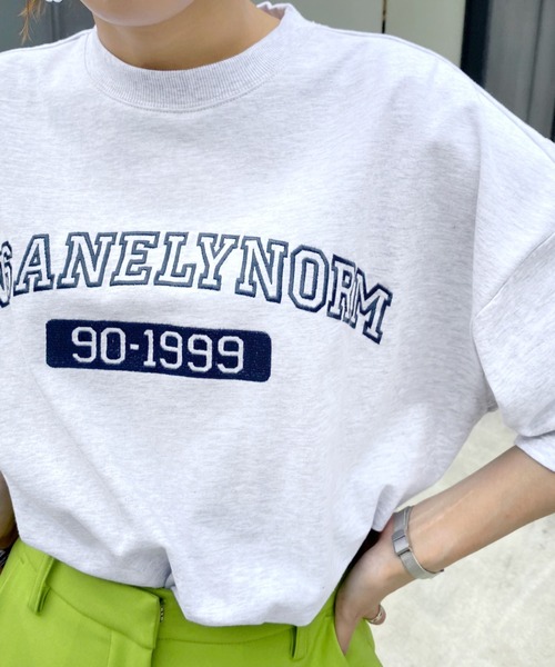 WHO'S WHO gallery（フーズフーギャラリー）の「【KOOKY'N/クーキー】ウォームアップカレッジTEE（Tシャツ/カットソー・メンズ・ホワイト/アッシュグレー/ブラック/ネイビー/ブルー/グリーン・FREE）」の9枚目の写真