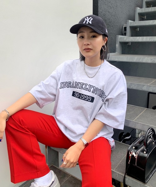 WHO'S WHO gallery（フーズフーギャラリー）の「【KOOKY'N/クーキー】ウォームアップカレッジTEE（Tシャツ/カットソー・メンズ・ホワイト/アッシュグレー/ブラック/ネイビー/ブルー/グリーン・FREE）」の12枚目の写真