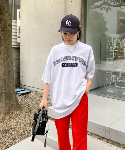 WHO'S WHO gallery（フーズフーギャラリー）の「【KOOKY'N/クーキー】ウォームアップカレッジTEE（Tシャツ/カットソー・メンズ・ホワイト/アッシュグレー/ブラック/ネイビー/ブルー/グリーン・FREE）」の13枚目の写真