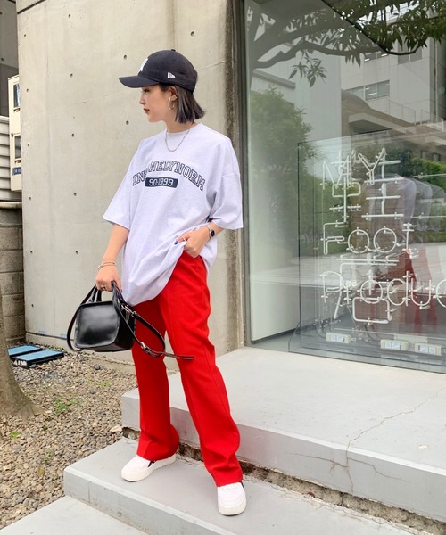 WHO'S WHO gallery（フーズフーギャラリー）の「【KOOKY'N/クーキー】ウォームアップカレッジTEE（Tシャツ/カットソー・メンズ・ホワイト/アッシュグレー/ブラック/ネイビー/ブルー/グリーン・FREE）」の16枚目の写真