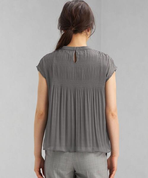 green label relaxing（グリーンレーベルリラクシング）の「CS SC マジョリカ スタンド ネック プルオーバー カットソー（Tシャツ/カットソー・レディース・ライトピンク/ダークグレー/ナチュラル・FREE）」の14枚目の写真