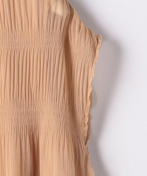 green label relaxing（グリーンレーベルリラクシング）の「CS SC マジョリカ スタンド ネック プルオーバー カットソー（Tシャツ/カットソー・レディース・ライトピンク/ダークグレー/ナチュラル・FREE）」の16枚目の写真