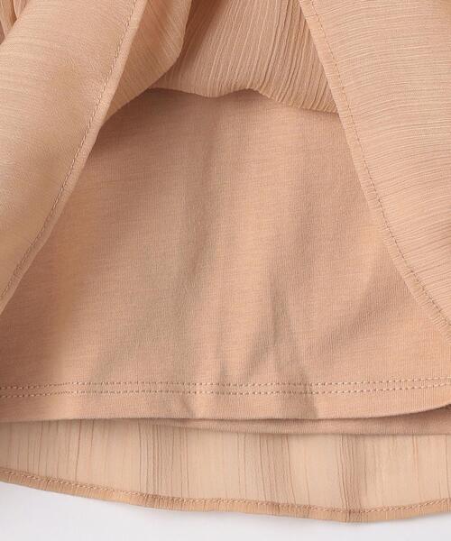 green label relaxing（グリーンレーベルリラクシング）の「CS SC マジョリカ スタンド ネック プルオーバー カットソー（Tシャツ/カットソー・レディース・ライトピンク/ダークグレー/ナチュラル・FREE）」の18枚目の写真