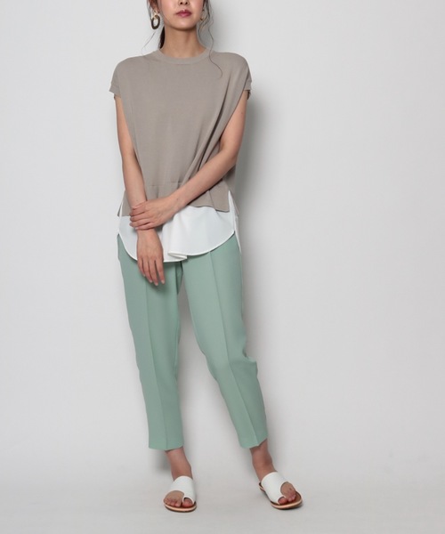 ELVENCE DEUX（エルベンスドゥ）の「ＪＺテーパードＰＴ（その他パンツ・レディース・ベージュ/イエロー/ミント/ブラック・S/M/L）」の18枚目の写真