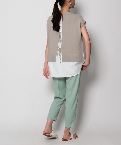 ELVENCE DEUX（エルベンスドゥ）の「ＪＺテーパードＰＴ（その他パンツ・レディース・ベージュ/イエロー/ミント/ブラック・S/M/L）」の15枚目の写真