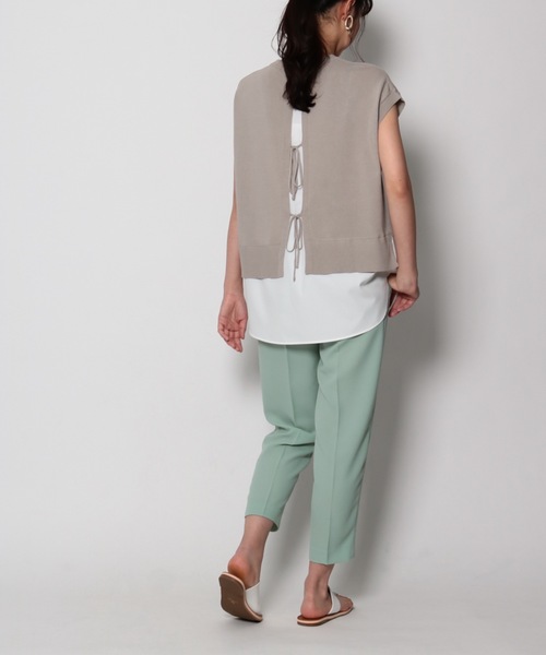 ELVENCE DEUX（エルベンスドゥ）の「ＪＺテーパードＰＴ（その他パンツ・レディース・ベージュ/イエロー/ミント/ブラック・S/M/L）」の11枚目の写真