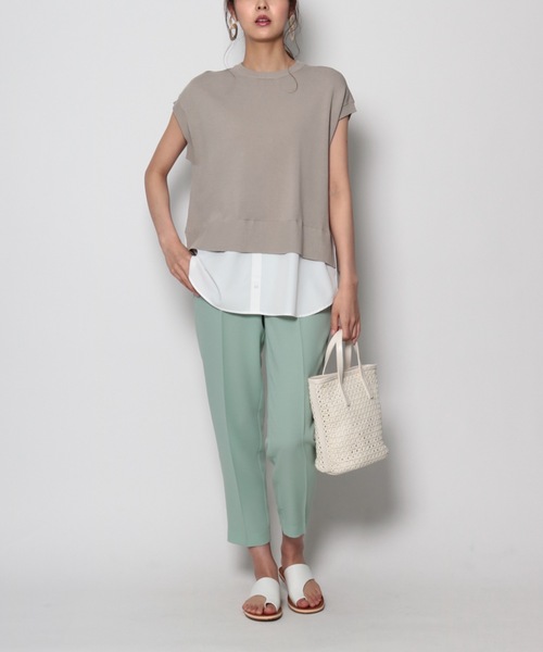 ELVENCE DEUX（エルベンスドゥ）の「ＪＺテーパードＰＴ（その他パンツ・レディース・ベージュ/イエロー/ミント/ブラック・S/M/L）」の13枚目の写真