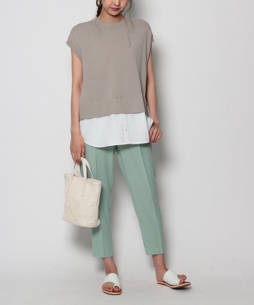 ELVENCE DEUX（エルベンスドゥ）の「ＪＺテーパードＰＴ（その他パンツ・レディース・ベージュ/イエロー/ミント/ブラック・S/M/L）」の22枚目の写真