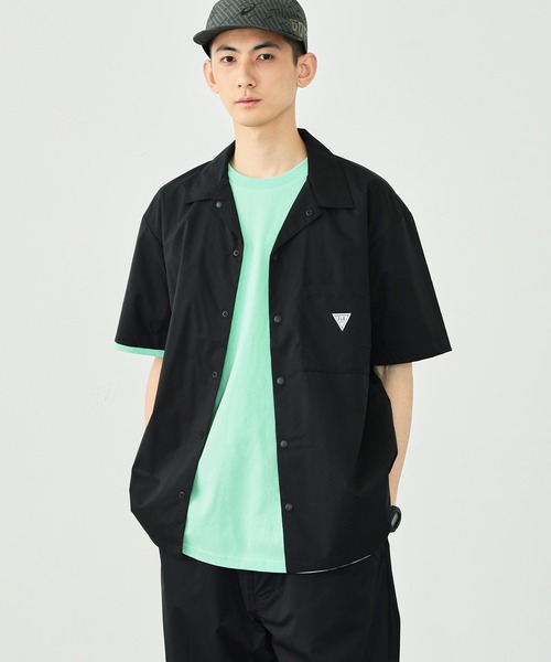 EDWIN（エドウィン）の「F.L.E 超軽量 半袖シャツ（シャツ/ブラウス・メンズ・チャコールグレー/ブラック・MEDIUM/LARGE/X-LARGE）」の8枚目の写真