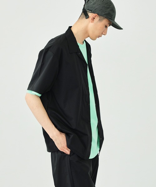 EDWIN（エドウィン）の「F.L.E 超軽量 半袖シャツ（シャツ/ブラウス・メンズ・チャコールグレー/ブラック・MEDIUM/LARGE/X-LARGE）」の9枚目の写真