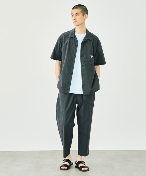 EDWIN（エドウィン）の「F.L.E 超軽量 半袖シャツ（シャツ/ブラウス・メンズ・チャコールグレー/ブラック・MEDIUM/LARGE/X-LARGE）」の18枚目の写真