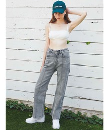 ALEXIA STAM | Center Press Denim Pants/センタープレスデニムパンツ(デニムパンツ)