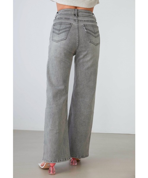 ALEXIA STAM（アリシアスタン）の「【ViVi 10月号掲載】Center Press Denim Pants/センタープレスデニムパンツ（デニムパンツ・レディース・ブルー/ホワイト/ブラック系その他・XS/M/S）」の12枚目の写真